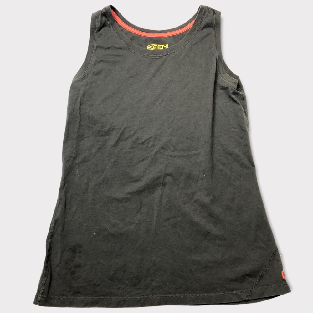 Keen Black Sleevess Cotton Basic Fit Tank Top Men’s Size Medium